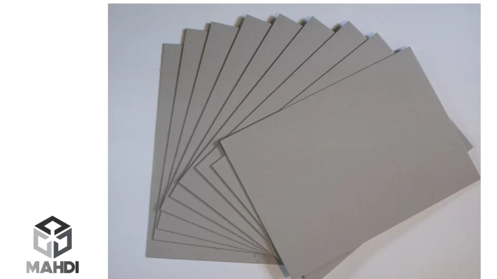 کاربرد مقوا پشت طوسی