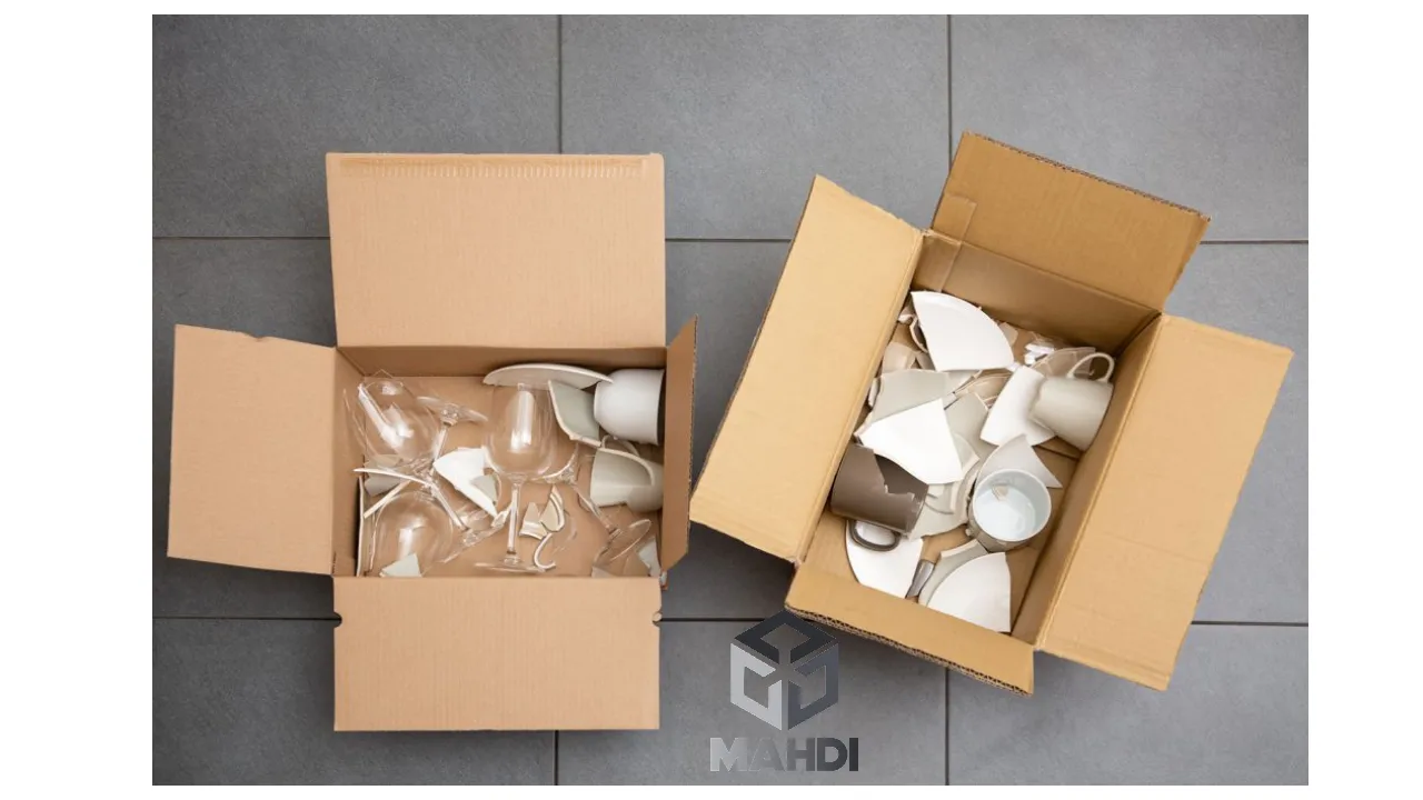 بهترین روش بسته‌بندی اشیا شکستنی